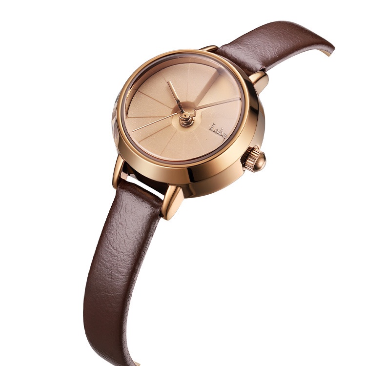 labaoli 193 Jam Tangan Wanita Tali Kulit Original Anti Air Fashion Simple Santai Quartz Elegant Jam Tangan