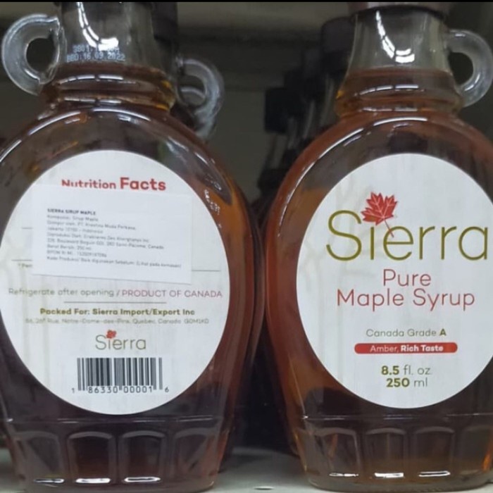 

Sierra pure maple syrup 250ml