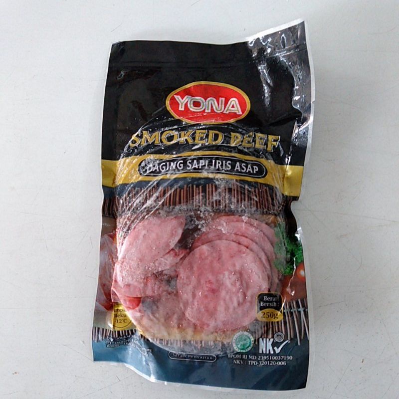

Yona Smoke Beef / Daging Sapi Iris Asap / Yona Beef Patties