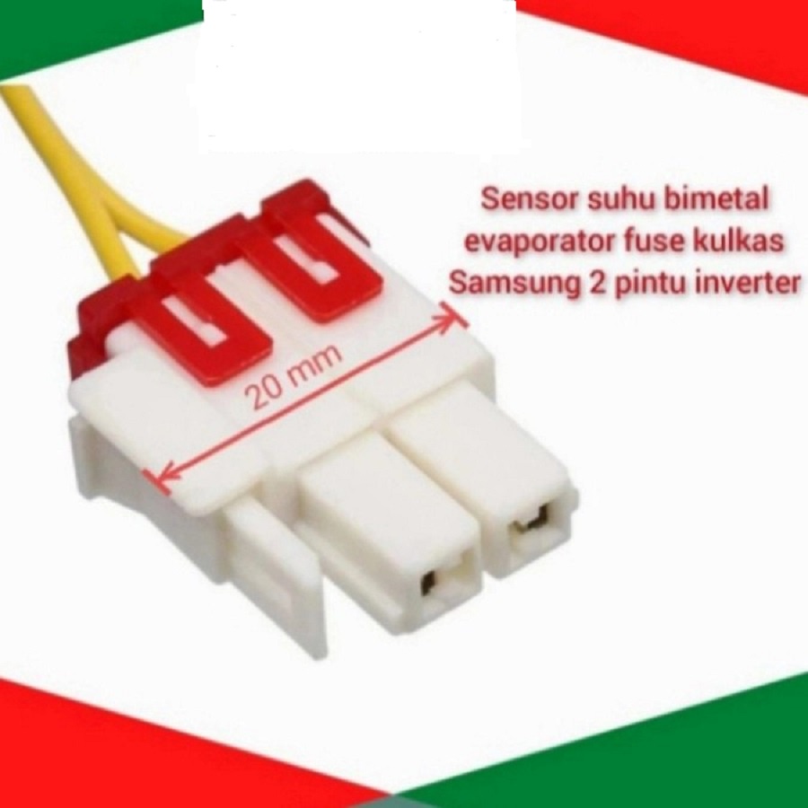 Thermistor Thermis Sensor Suhu Bimetal Evaporator Fuse Kulkas Samsung Inverter