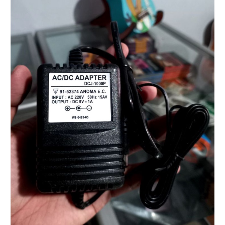 ADAPTOR EFEK GITAR 9 VOLT ADAPTER EFEK GITAR 9 V