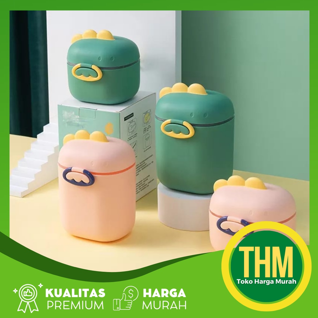 Jual Kotak Tempat Susu Bubuk Bayi Anak 400 gram Besar Dino Snack ...
