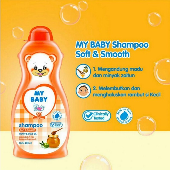 ♥️Nafris♥️My Baby Milk Bath Sweet Flora|Shampo Black&amp;Shine|Soft&amp;Smooth|200ml| Refill 400ml| Telon Plus| Soft&amp;Gel|Sabun Mandi dan Shampo Bayi