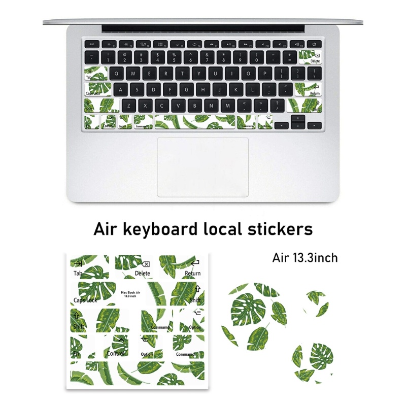 Stiker Cover Keyboard btsg Untuk macair Laptop PC Keyboard Komputer Layout Huruf Standar Sarung Keyboard Film