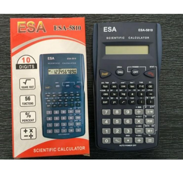 

═╬═ Kalkulator Scientific Murah Calculator Sin Cos Matematika Kakulator Sekolah Belajar 10 DIGITS Free Baterai
