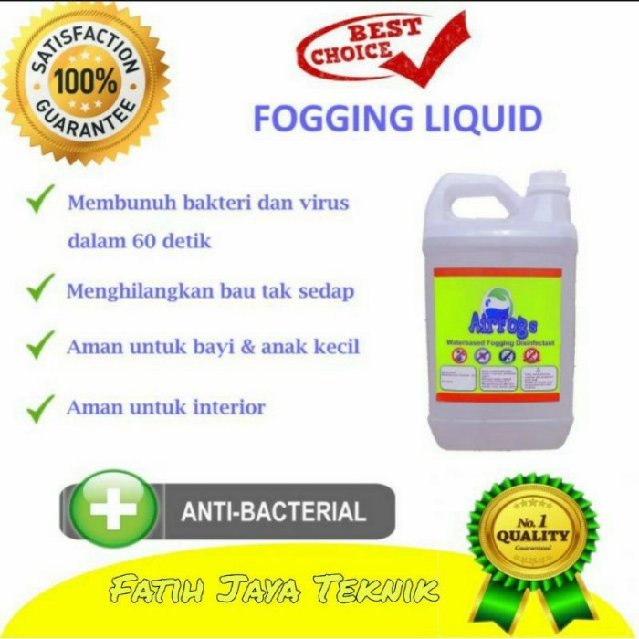 cairan fogging disinfektan 5liter Cairan Fogging LIQUID Fogging Asap