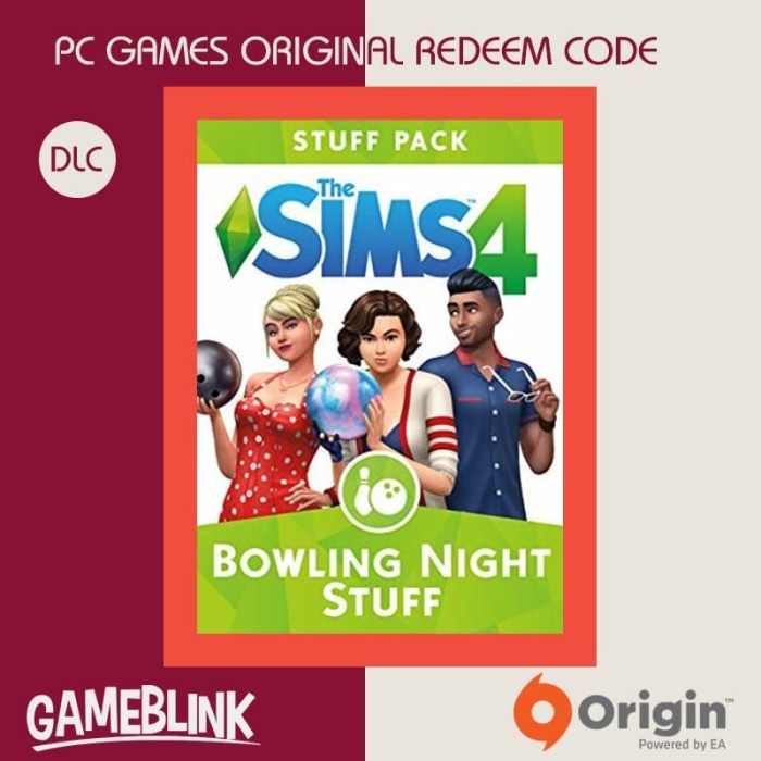 Vk0689 The Sims 4 Bowling Night Stuff Pc/Mac Origin