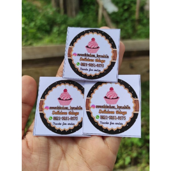 

stiker unruk kue bisa req isi 105lembar