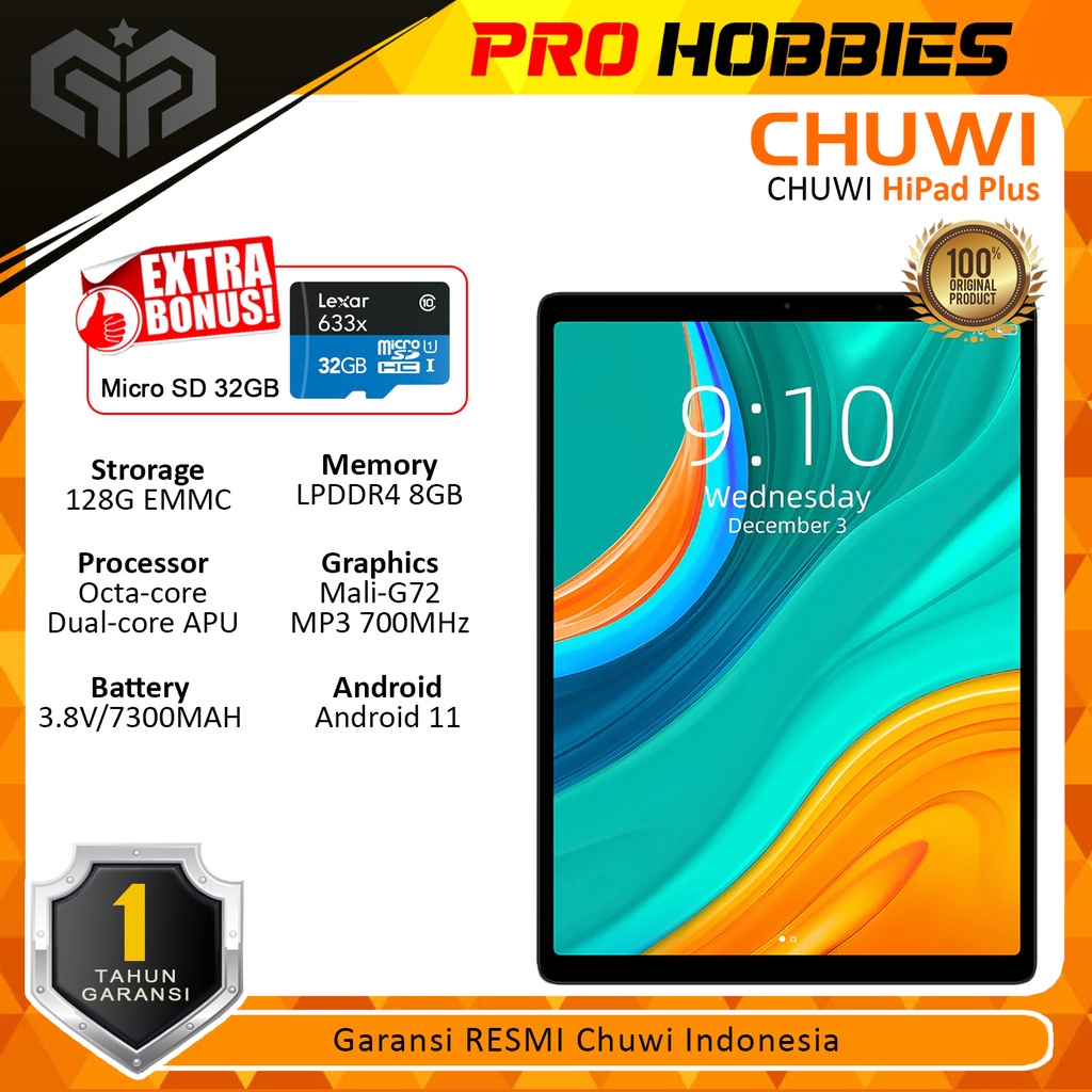 Tablet CHUWI HiPad Plus 11 inch Android 11 4GB RAM 128GB Tablet