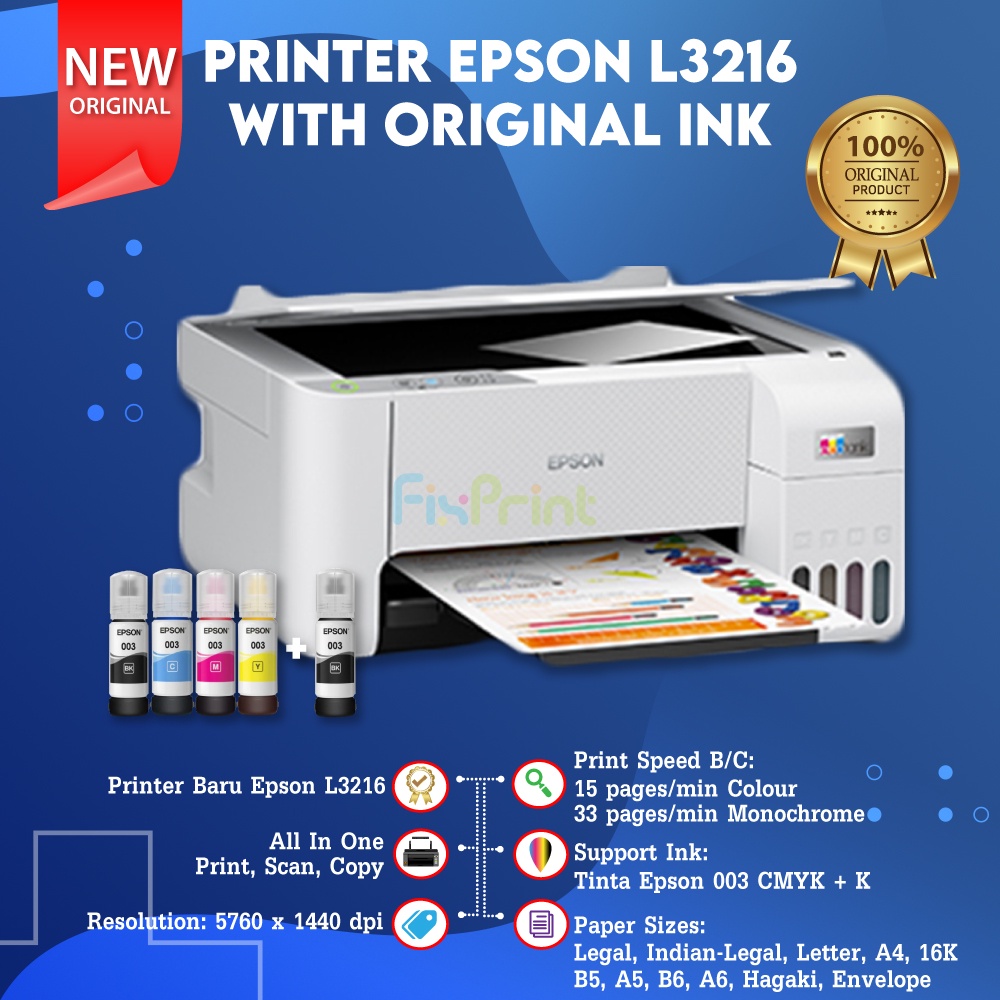 Printer Epson L3216 New, Printer Epson L3216 new, Printer Epson L3216