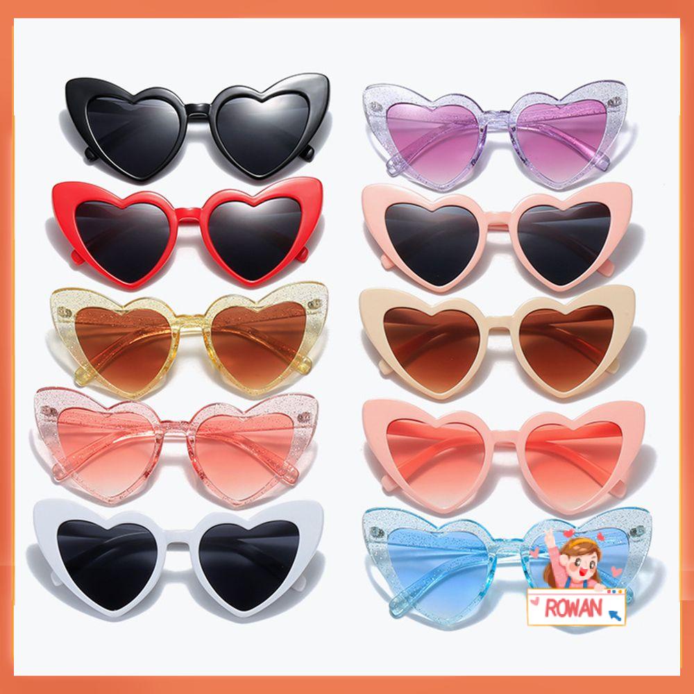 R-flower Kacamata Berbentuk Hati Retro Clout Goggle Women Eyewear