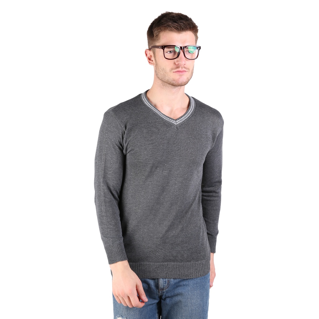 Male Knitted Sweater Rajut Abu Tua – SWE 708