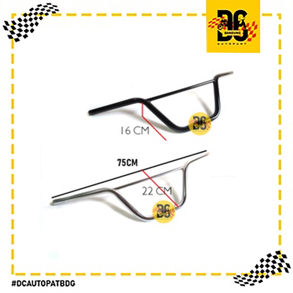 Stang CB palang/ stang trail jadul/ stang vintage trail