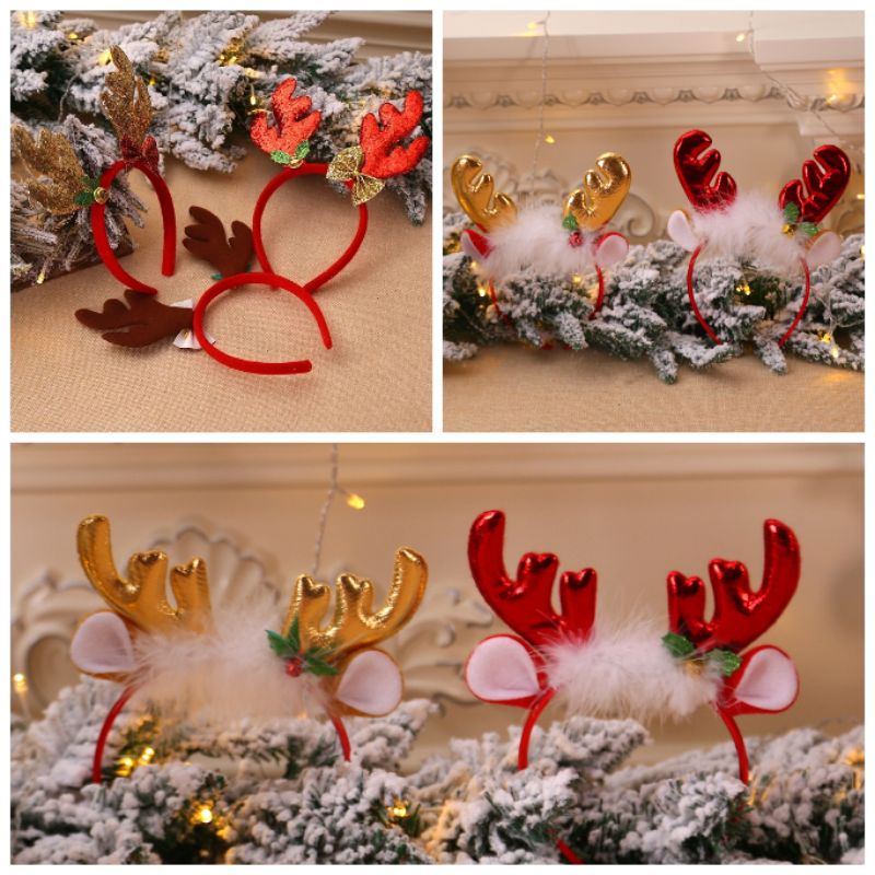 BANDO NATAL TERBARU - BANDO NATAL ANAK - BANDO NATAL DEWASA - CHRISTMAS HEADBAND - AKSESORIS NATAL