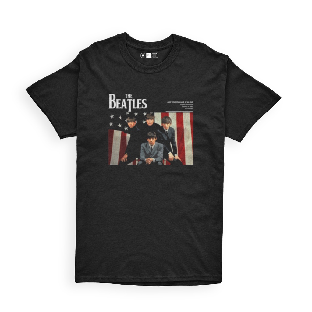 Kaos THE BEATLES Original Band T-shirt 100% Cotton