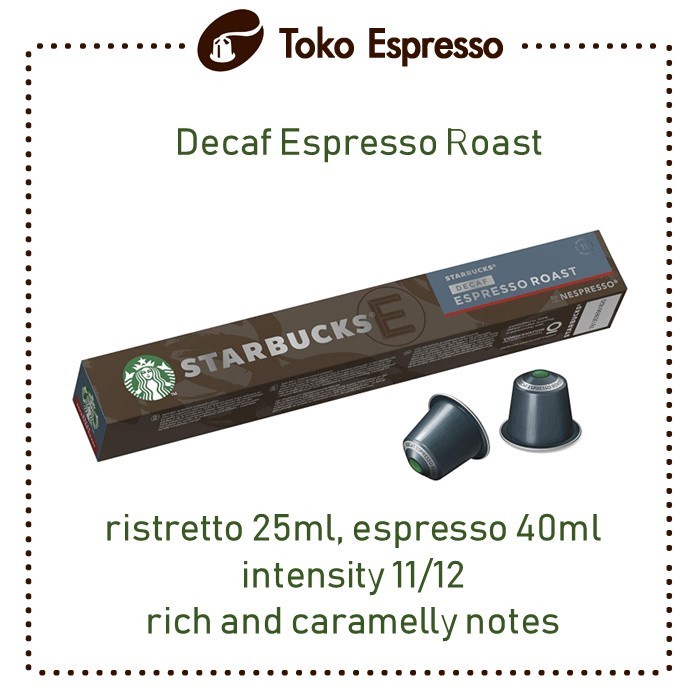

Starbucks® Coffee Capsules Kompatibel untuk Nespresso® - EspRoastDecaf