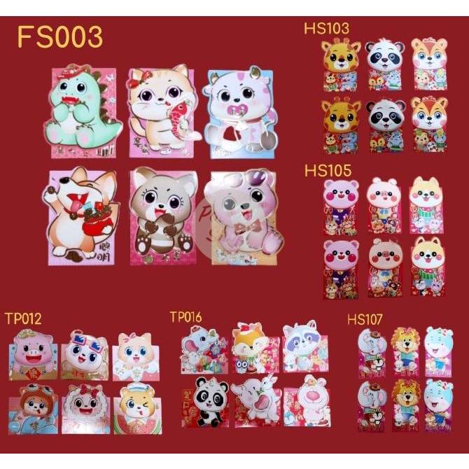 

TERLARIS ANGPAO IMLEK SHIO KELINCI 2023 PENDEK ANIMAL 3D DOMPET ISI 6 ANGPAU LIMITED EDITION