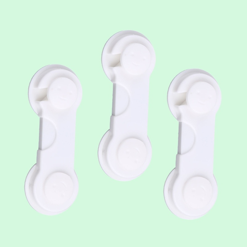 Mary 10pcs/set Child Safety Lock Pelindung Pengaman Laci Pintu Lemari Lock Plastiks