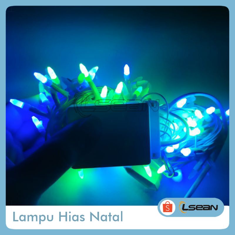 Lampu Hias Natal Tumblr Lancip Warna Warni Rainbow