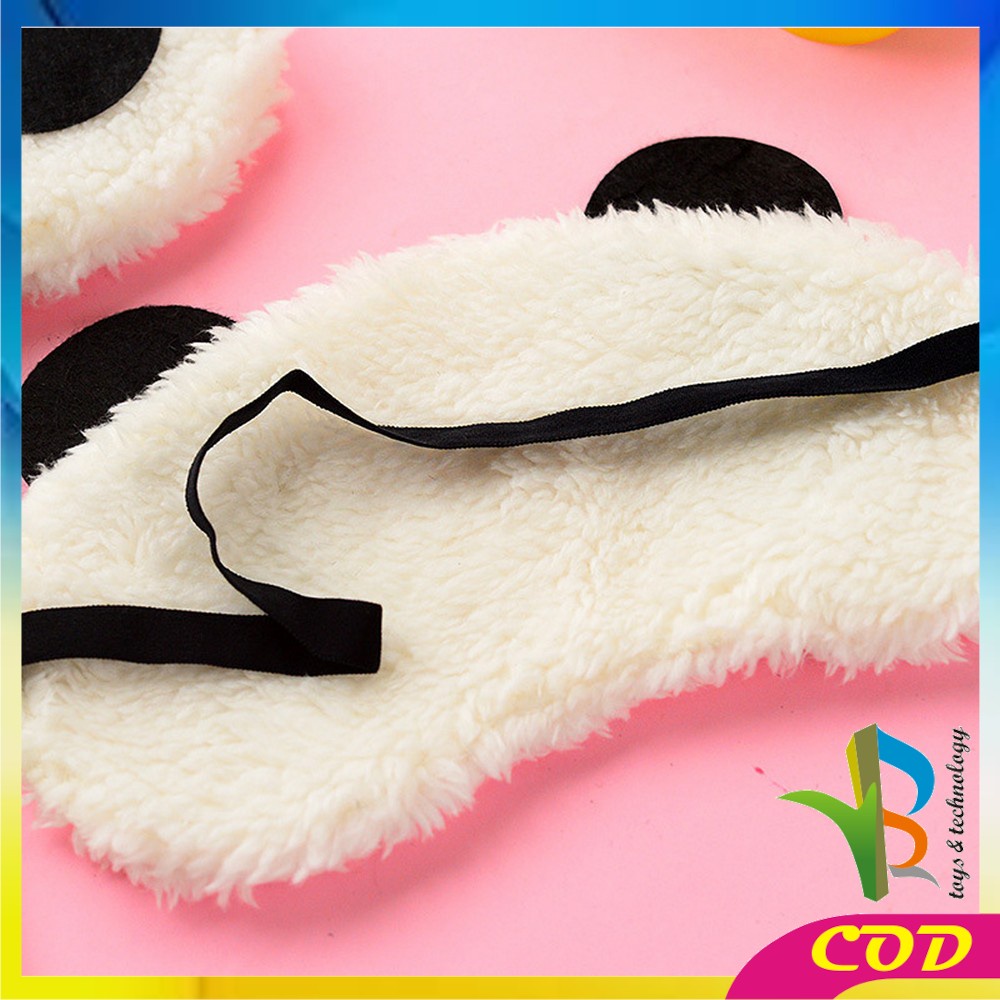 RB-C480 Penutup Mata Tidur Motif Panda / Penutup Mata Ekspresi / Masker Tidur Karakter Sleeping Eye Panda