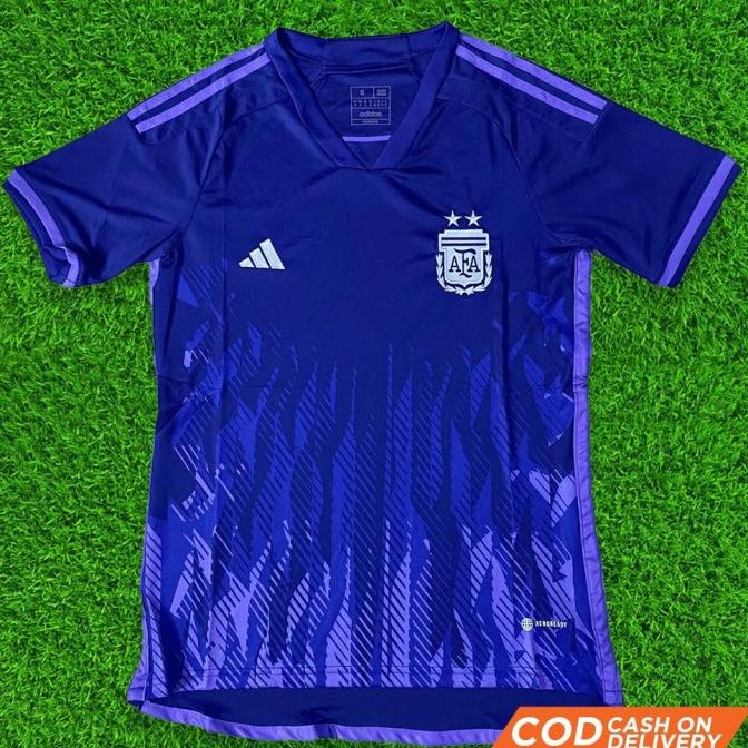 JERSEY TIMNAS ARGENTINA AWAY PIALA DUNIA 2022 JERSEY BOLA ARGENTINA HRT8646R