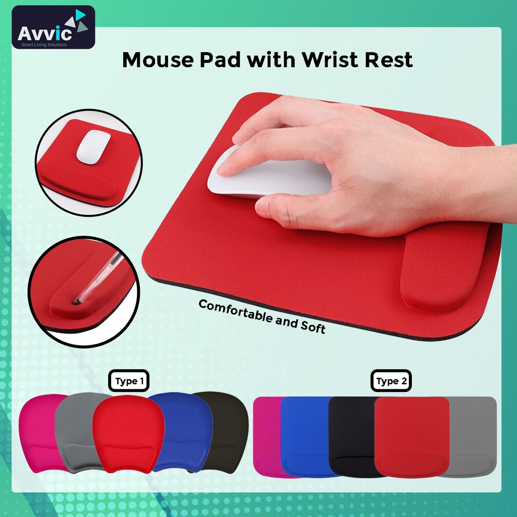 Mousepad Alas Mouse Bantalan Busa Wrist Rest EVA Mouse Pad PC Laptop