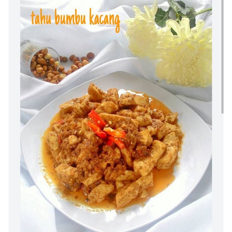 

tahu bumbu kacang