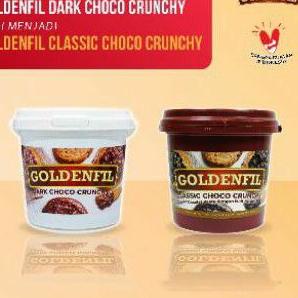 

Diskon✔️PROMO!! Goldenfil CLASSIC/ DARK choco crunchy 1kg|RA3