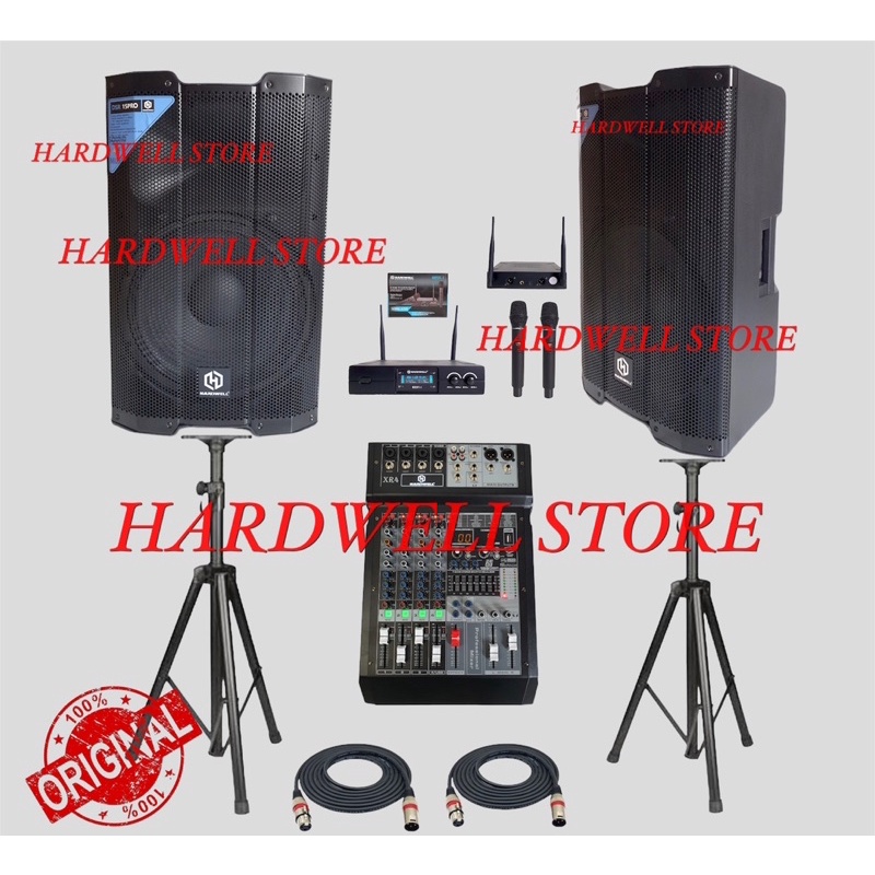Paket Sound System Outdoor / Paket Sound System Acoustic Cafe, Sekolahan Original Hardwell