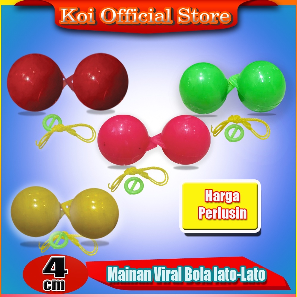 Koi Official - Mainan Bola Lato Lato | Mainan Jadul Harga Perlusin