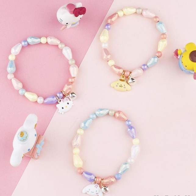 Gelang Unicorn Cinnamorrol Anak Perempuan Motif Kucing Anjing