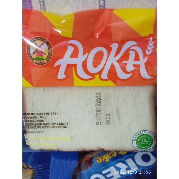 Roti Panggang AOKA 65gr