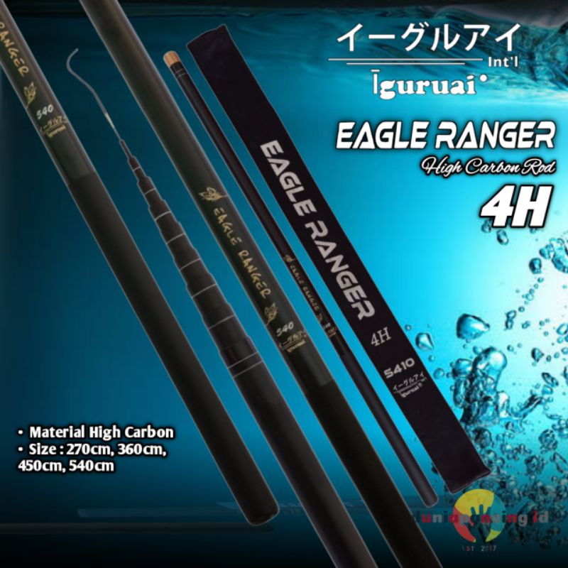 Joran tegek stella iguruai eagle ranger 360 450 540 carbon medium hard