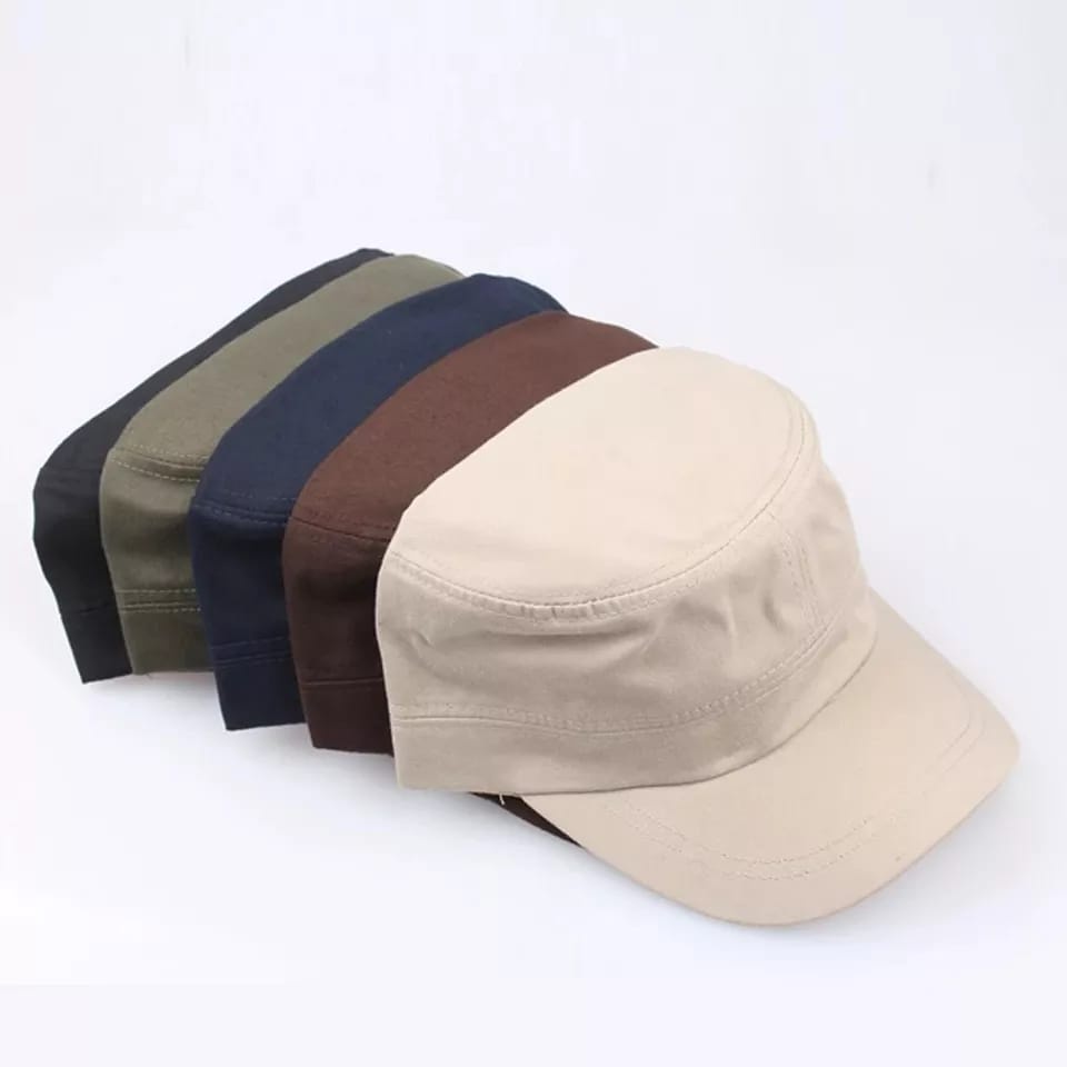 Topi Polos Komando / Military Canvas Cap - TOP 15