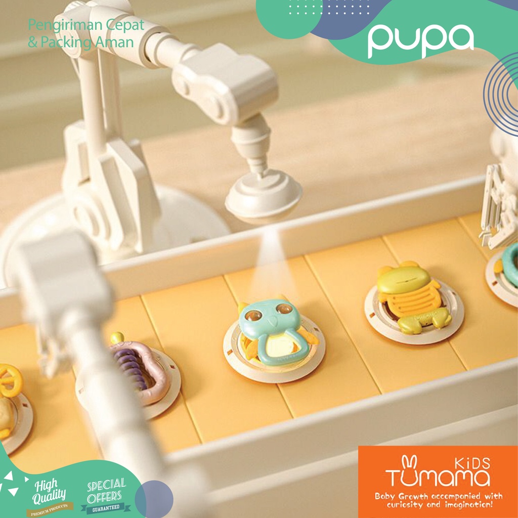 TUMAMA Baby Rattle Toy Teether Baby 10 in 1 + Box Mainan Gigitan Bayi Anak Set