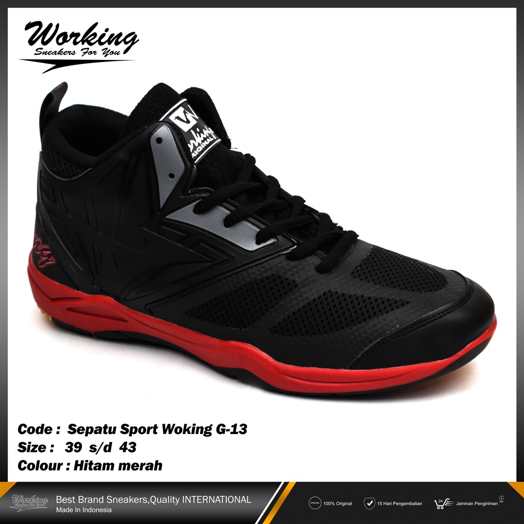 Sepatu Basket Pria Terbaru Working G-13 Size 38-43