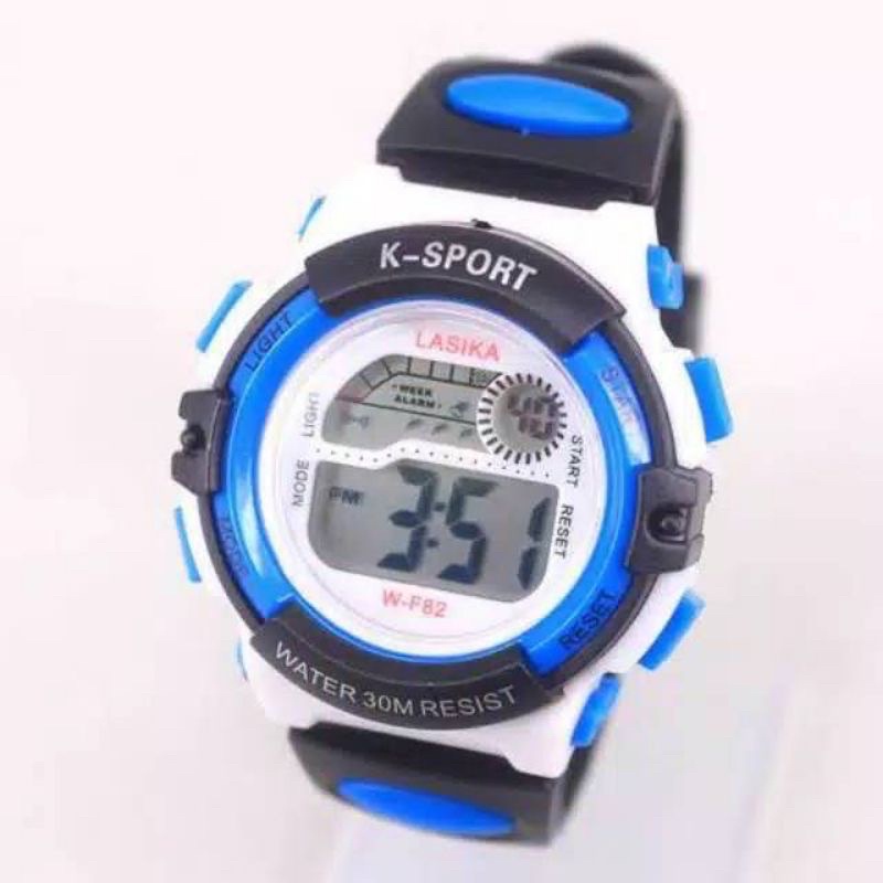 (Grosir)Jam Tangan Unisex Lasika Kecil WF-82 Water Resist Strap Rubber/Karet(Dikirim Jakarta)