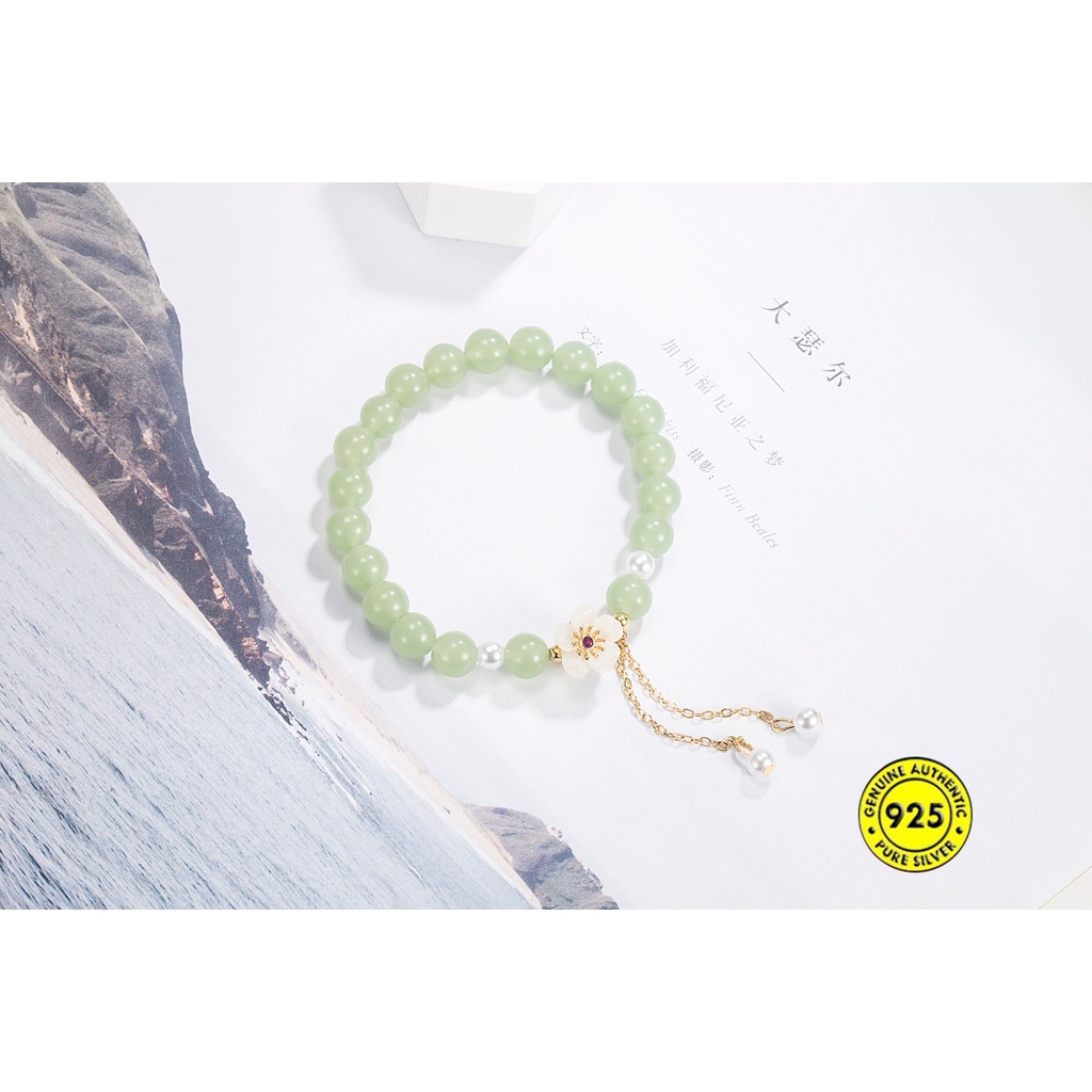 Gelang Begonia Rumbai Shell Mutiara Untuk Wanita U1497