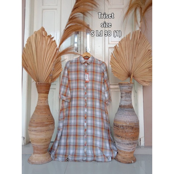 Long Tunik Triset Ori