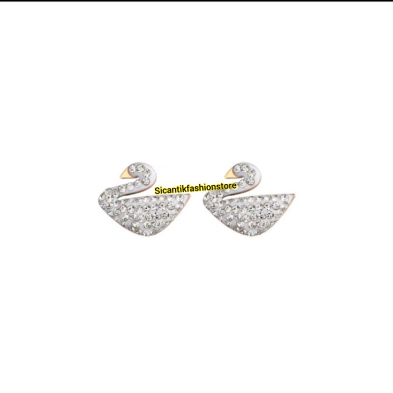 Anting Angsa Wanita Titanium Anti Karat selamanya Anting Wanita Kekinian Anting Angsa Wanita Trending  Asli Titanium Anti Karat Selamanya Inisial Terbaru Kekinian