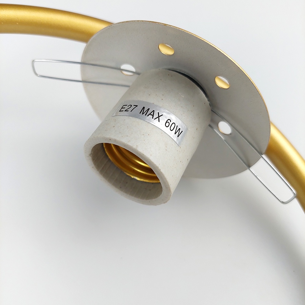 OUDELADI Lampu Hias Dinding LED Minimalis Nordic Warm White - G9 - Golden - 7RLL6ZGD