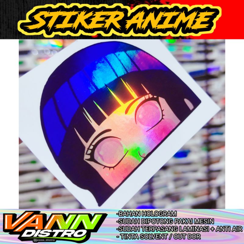 Stiker Anime Hinata A HOLOGRAM