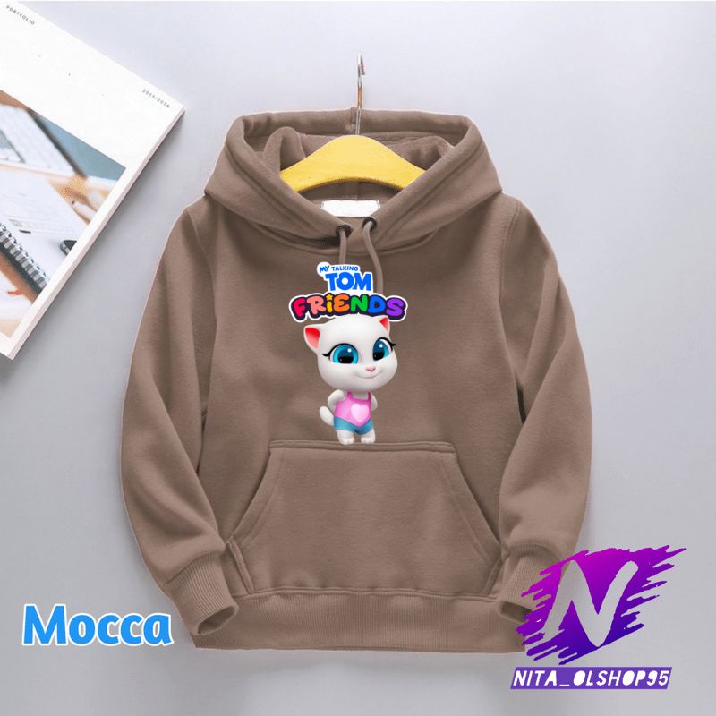 angela sweater hoodie anak my talking tom friends angela