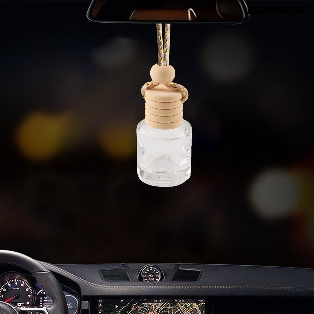 [Dekorasi] 5ml Diffuser Parfum Kosong Isi Ulang Ornamen Mobil Parfum Mobil Bening Botol Kosong Gantung Kaca Liontin Untuk Van