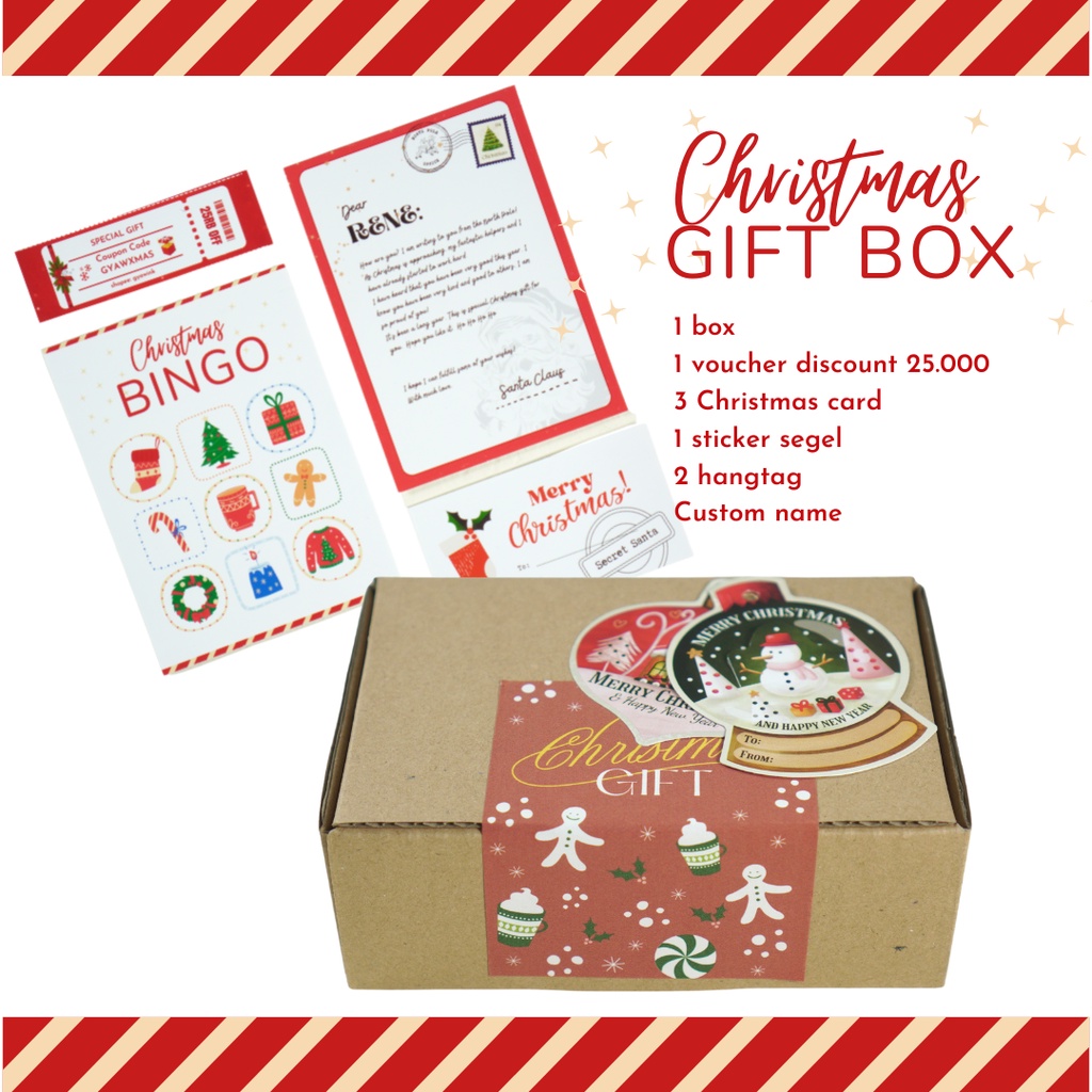 

Christmas Gift Box Hadiah Natal Kado Xmas