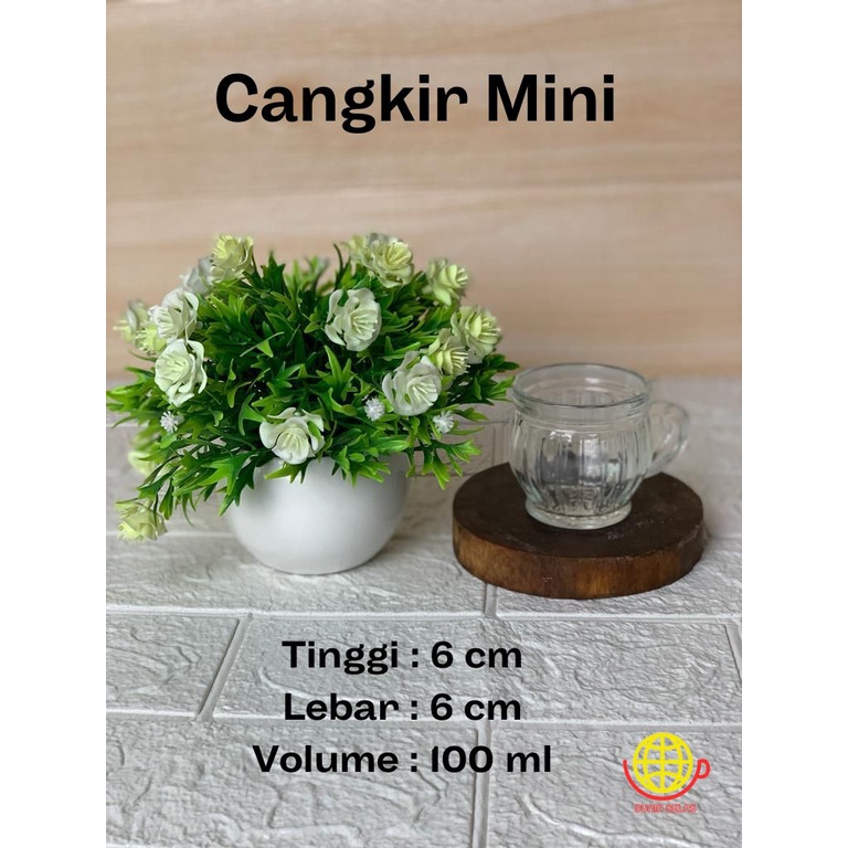 Gelas Cangkir Mini 100ml/Mini Jar 100ml/Gelas Kopi Espresso