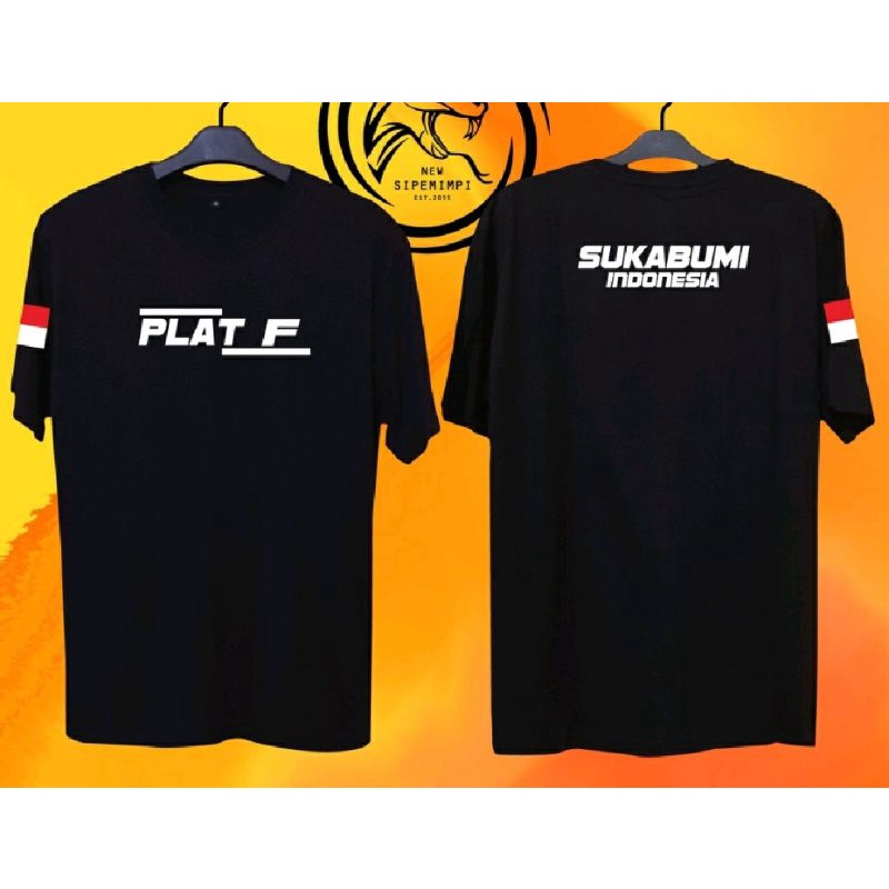 KAOS PLAT F SUKABUMI//BAJU PLAT F SUKABUMI INDONESIA