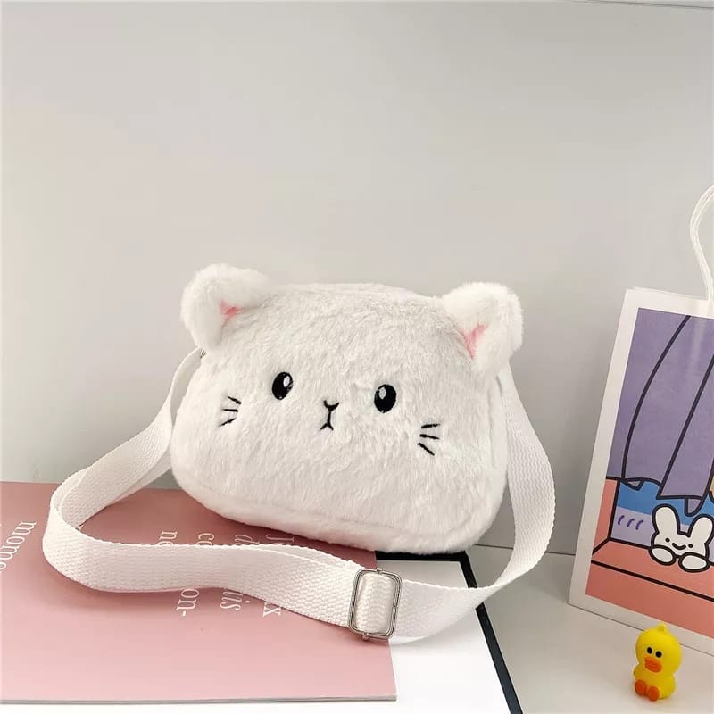 &quot;aurabagss&quot; - Tas Wanita Tas Selempang Remaja Wanita Model Kucing kelinci Tas Anak Perempuan Cat Rabbit Animal Cute Imut Lucu