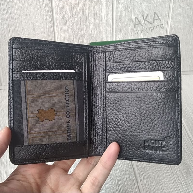 [DPT KLT03] Dompet Lipat Kartu Card Wallet Kulit Asli