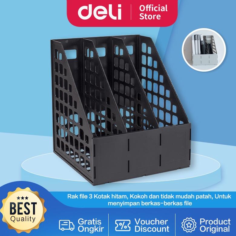 

BISA COD Deli Rak Box File Bahan Plastik 3 Kotak / 4 Kotak 78990 78991